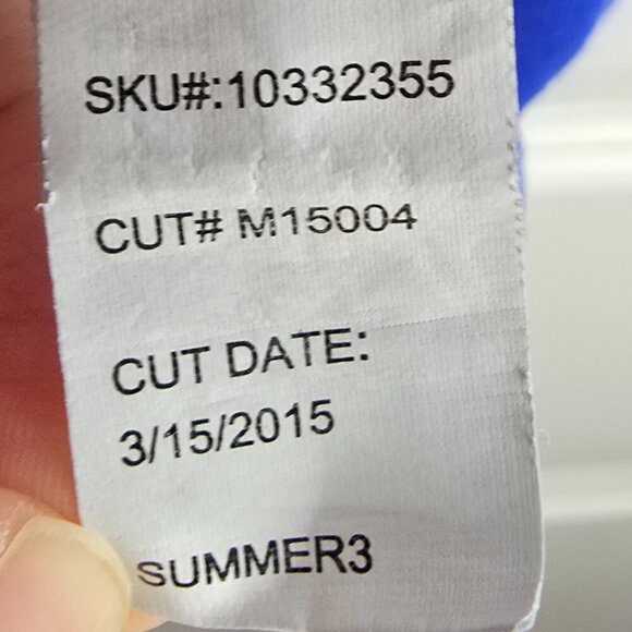 Torrid Striped Knit-To-Woven Skater Dress - Blue and White Stripes - Picture 7 of 7